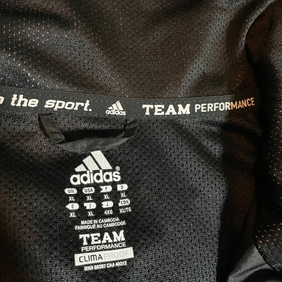 Adidas Cybex track suit jacket (Black X-Large) pre-owned - Picture 2 of 4